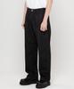 Chambros Non-Faded Wide Denim Pants [All Black]