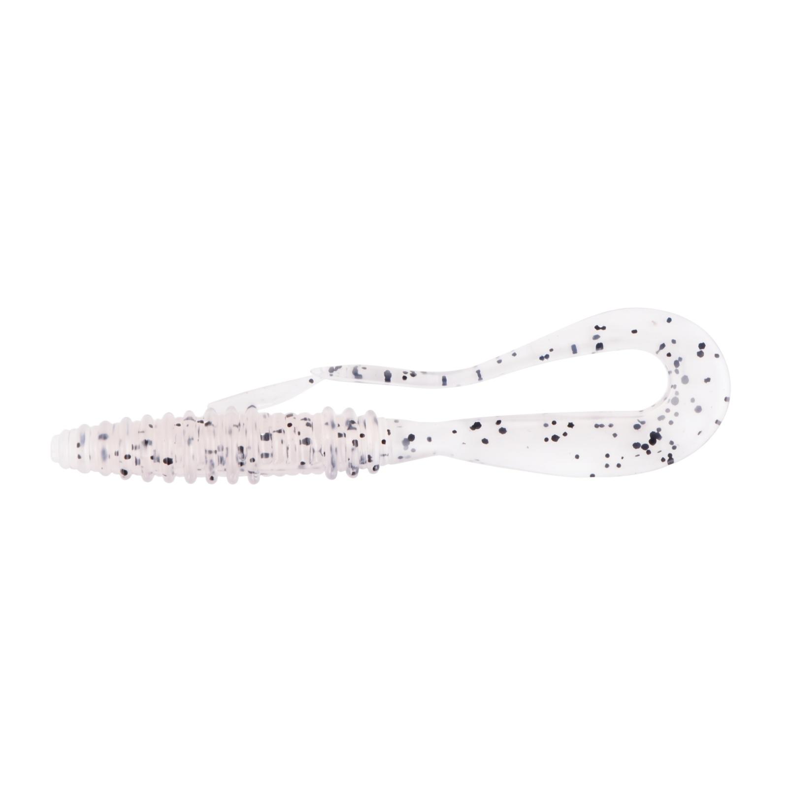 

Soft Fishing Lure Worm 5cm Bait for Bass Texas Rig Swimbait Tail Artificial Worms for Freshwater Fishing one size білий