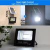 100W 200W 300W 500W Waterproof IP67 Integrated Solar Outdoor Flood Light Garden Stadium Reflector Floodlights