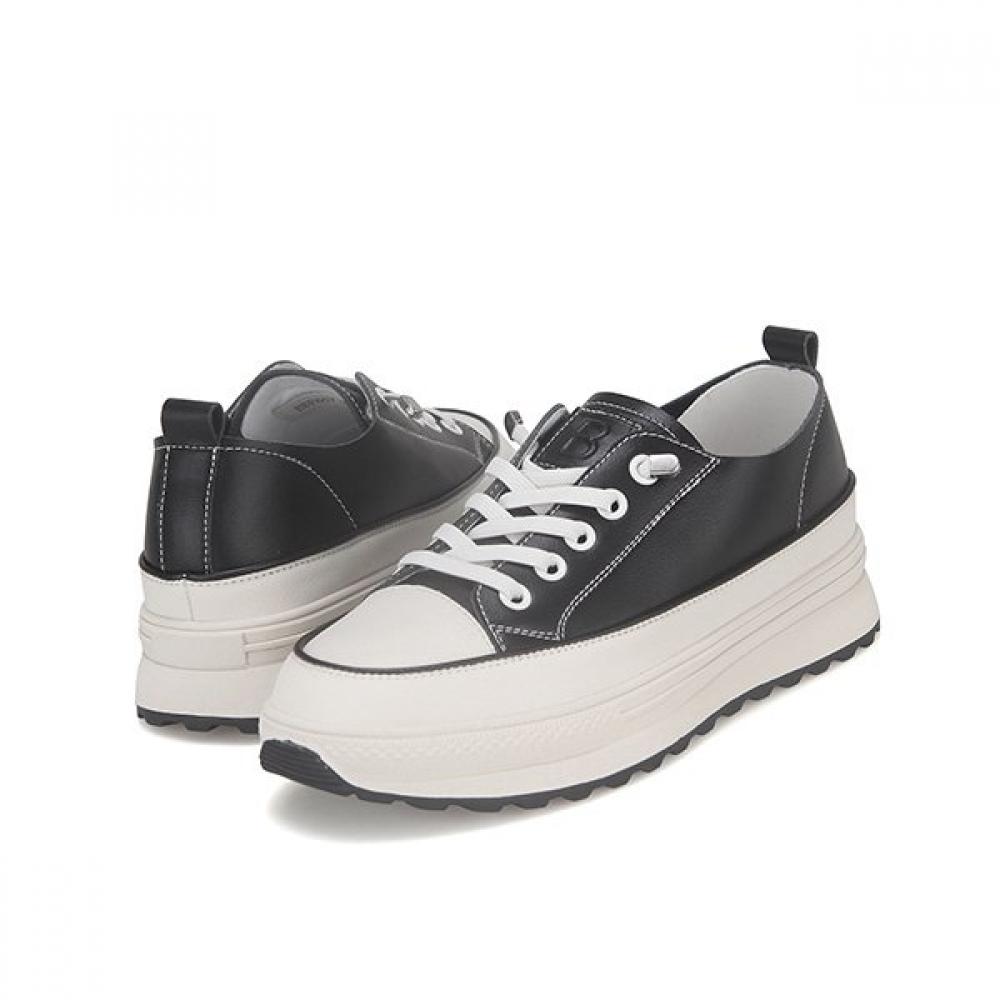 BARBARA Leather 3cm Women S SneakerS Bbf607bk