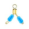 Tangle-Free Quick Fork Leader Clip - 3-Way Silicone Splitter Connector