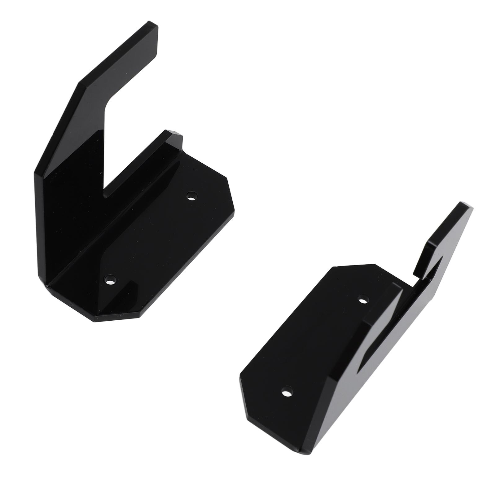 Samurai Sword Holder Horizontal Wall Mount Acrylic Sword Rack Flat Blade Display Stand with Screws