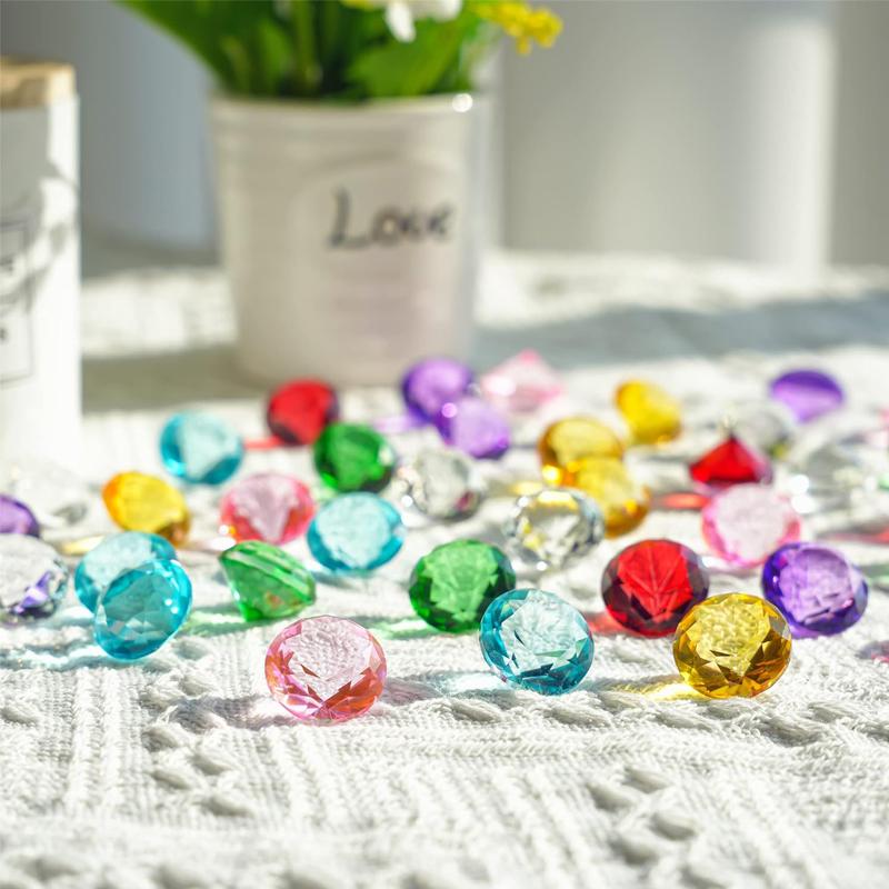 20Pcs 19Mm Diameter Crystal Glass Diamond Beads Feng Shui Sphere Home Vase Decor Wedding Diy Craft Beautiful Ornament Gift