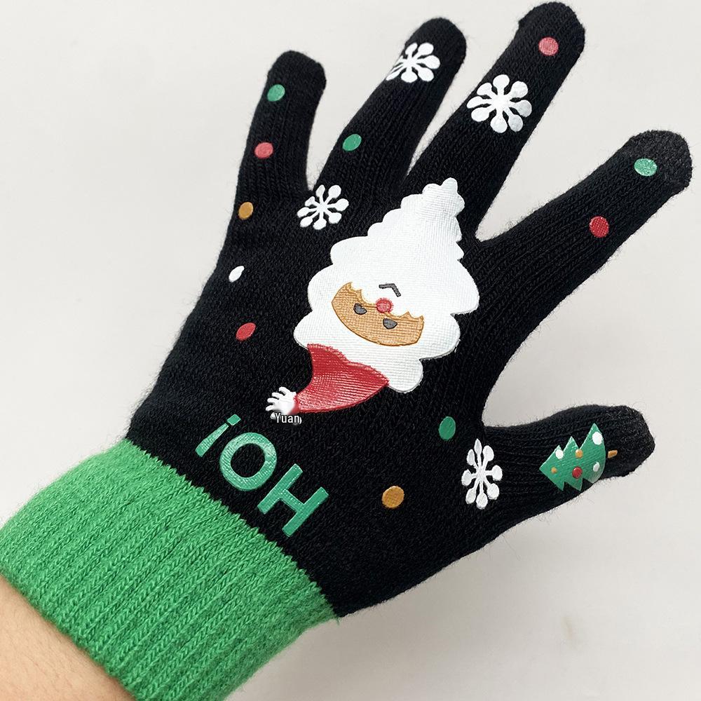 Women's Christmas Warm Cycling Gloves, Touchscreen & Cold-Proof, for Autumn/Winter
