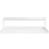 VEVOR Washer Dryer Countertop with 2-Tier Shelf, 54" X 27" Wooden Washer and Dryer Countertop with Anti-Slip Pads