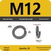 8.8 Grade Black Shock Absorbing Washer M3-M16