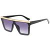 Superhot Eyewear 23568  Luxury Flat Top Rectangle One Piece Lens Men Women Oversize Shades Sunglasses