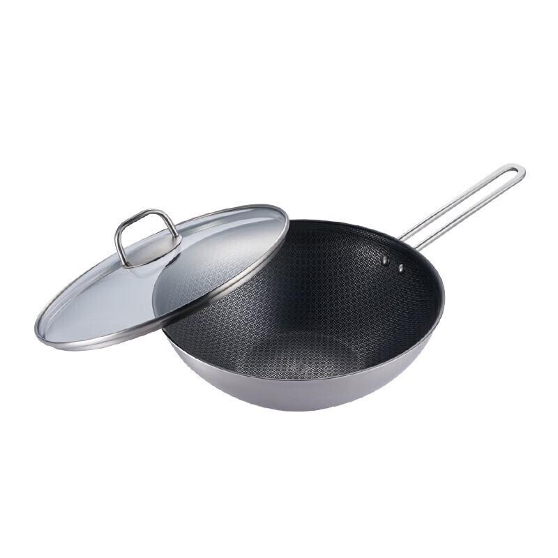 Zwilling Nova Plus 30cm Honeycomb Stainless Steel Wok