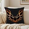 Golden American Car P-Pontiaces Cushion Cover Linen Pillowcase Soft For Sofa Bed Home Room Decor