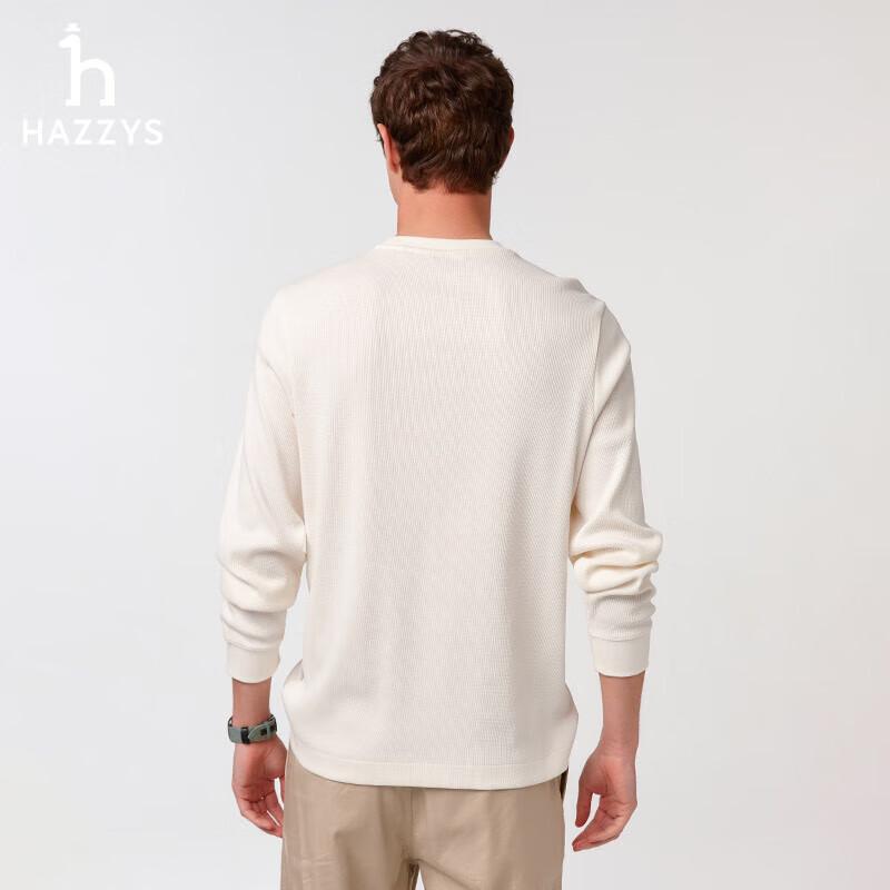 HAZZYS Men's Long-Sleeve T-Shirt ABTZE0CAX67