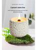 Luxury Cement Cup Aromatherapy Candle: Long-Lasting Fragrance and Elegant Ornament for a High-End Ambiance, Perfect Birthday Gift