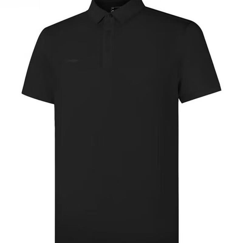 LI-NING Men s Short Sleeve Casual Sport POLO Shirt 5XL чёрный