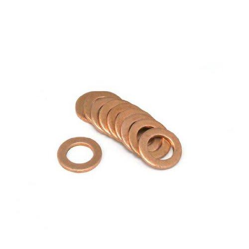 STRAIGHT Copper Washers, 10-Piece, M10, 19-91410