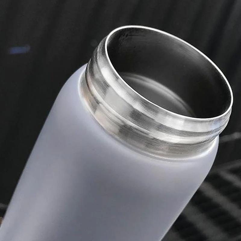 500ml Practical Stainless Steel Water Bottle Suitable Sport Fitness Vacuum Water Cups Portable Go School Student Drinking Bottle