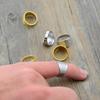 10Pcs Set Adjustable Finger Protector Sewing Thimbles for DIY Handworking Tools