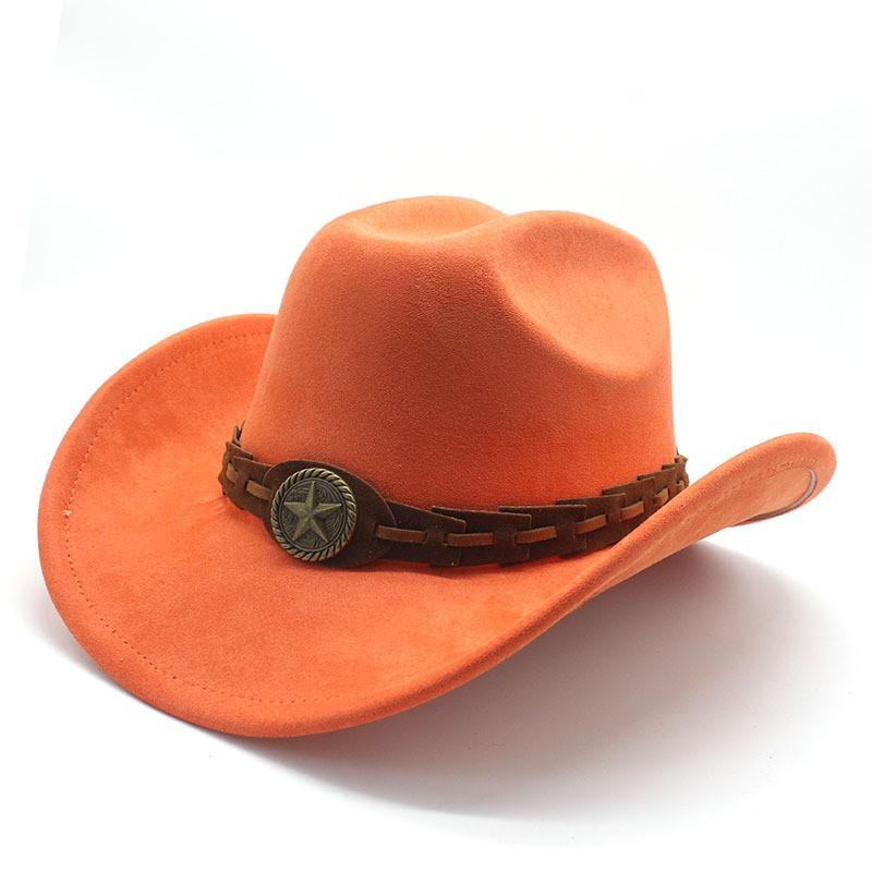 Knot Pattern Wool Felt Hat With Wide Brim For Men And Vintage Style