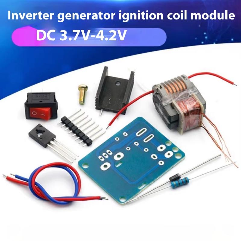 1 Set U-Kern-Transformator-Suite 15kV Hochfrequenz DC Hochspannung Lichtbogenzündung Generator Wechselrichter Boost Step-Up 18650 DIY-Kit
