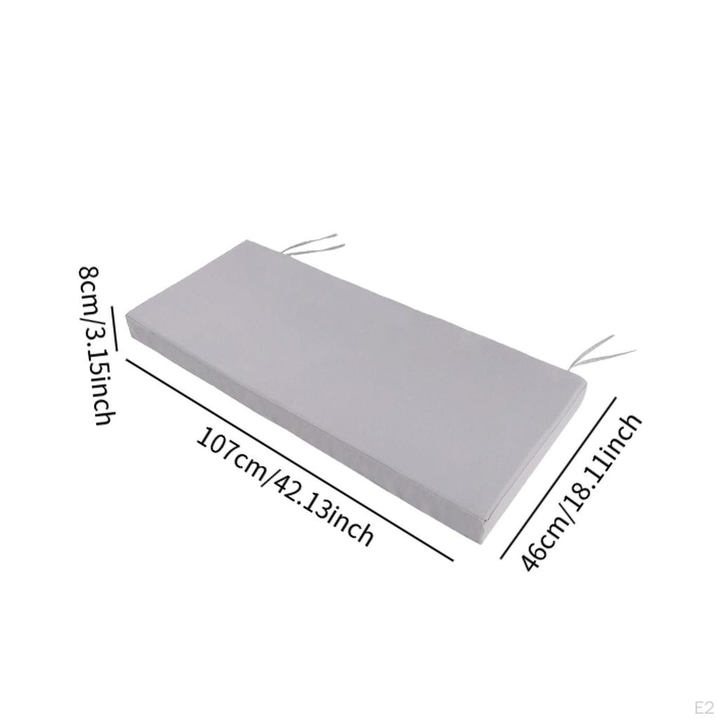 Bench Cushion Garden Couch Pad Chair Comfortable Patio Seat Loveseat for