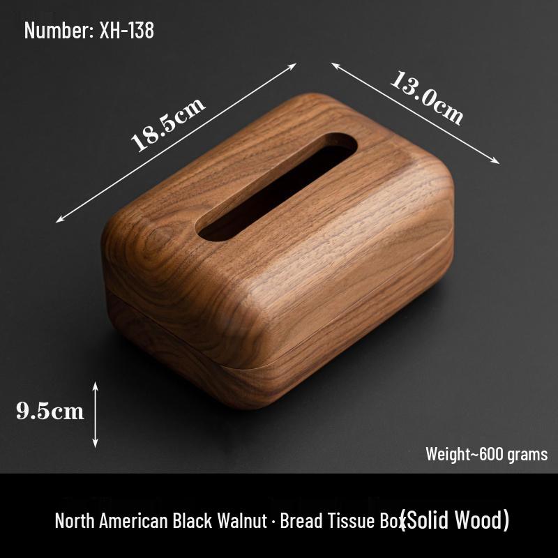 

Настольная салфетница Xihe в форме хлеба из черного ореха