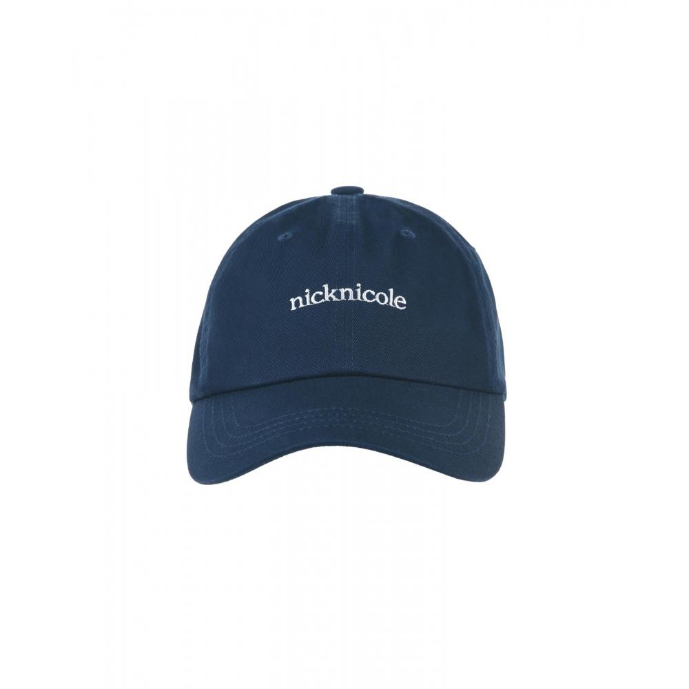 

NICKNICOLE SIGNATURE LETTERING BALL CAPNAVY