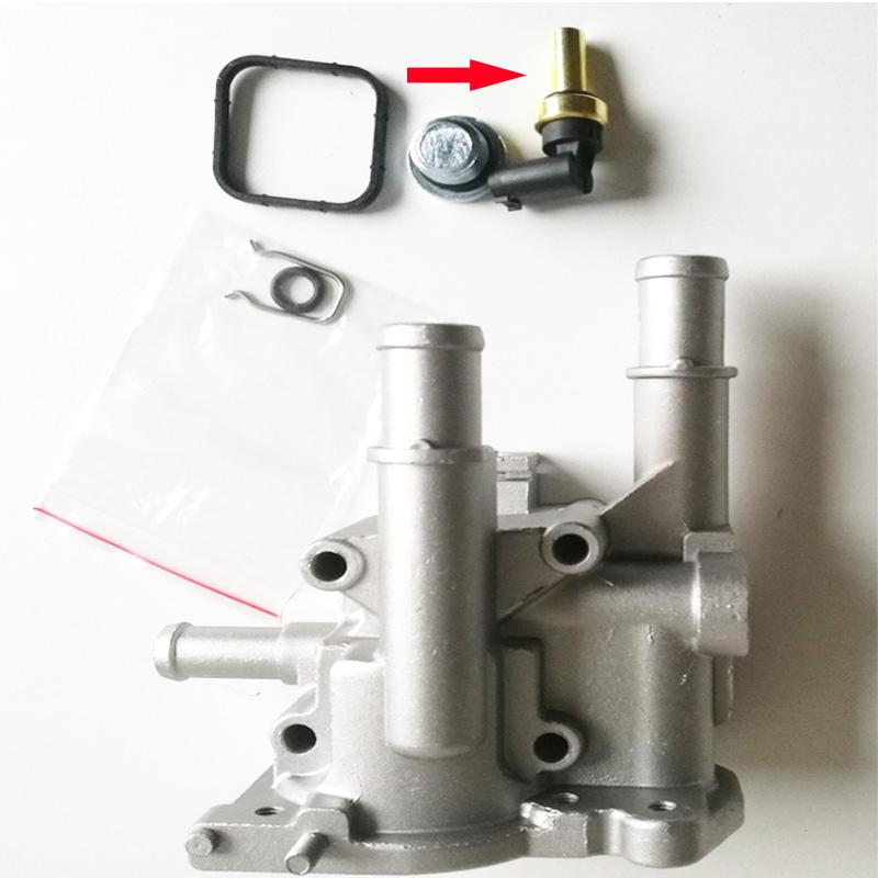 96984103/96984104 Aluminum Engine Coolant Thermostat with Housing for Chevrolet Chevy