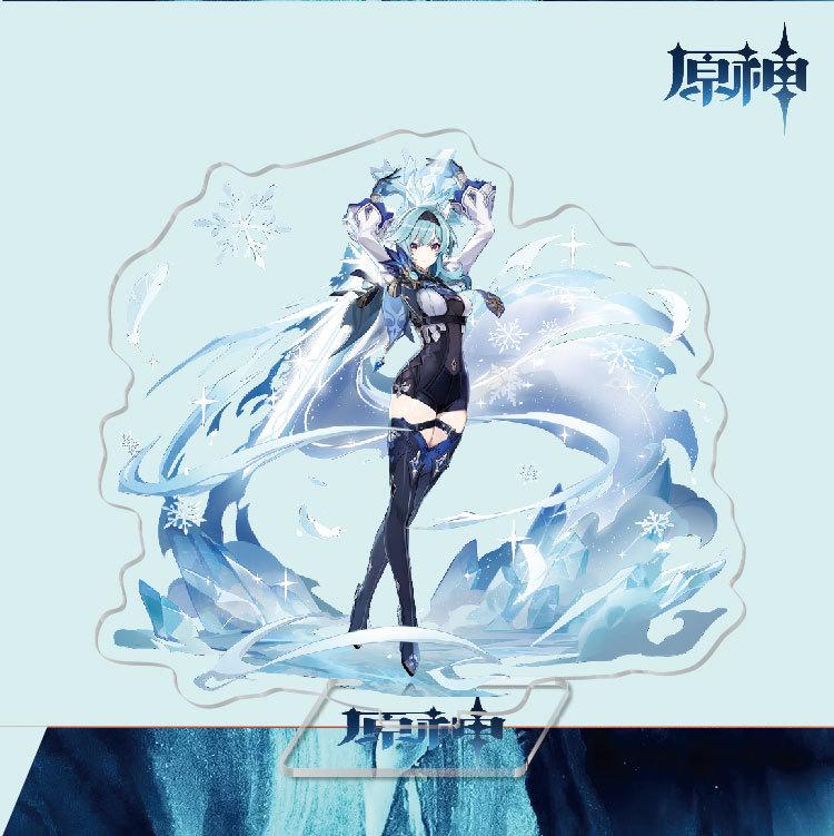 Game Anime Model Open World Impact Acrylic Cosplay Character Stand Painted Desk Decor Ornament Gift 15cm