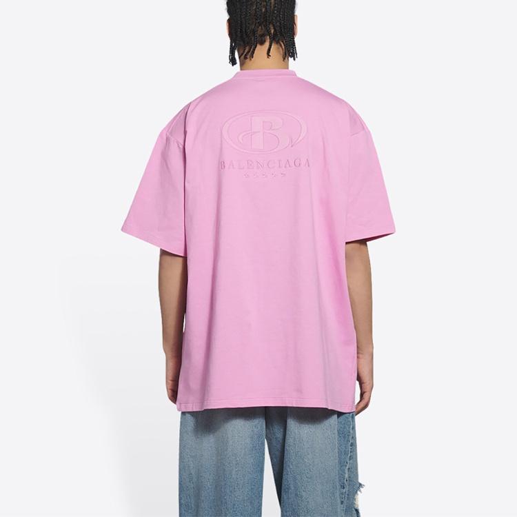 Balenciaga T Shirt Women's Pink 6784304A8B80590