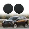 2Pcs LH & RH Front Bumper Tow Hook Eye Cover Caps For Toyota RAV4 2013-2015