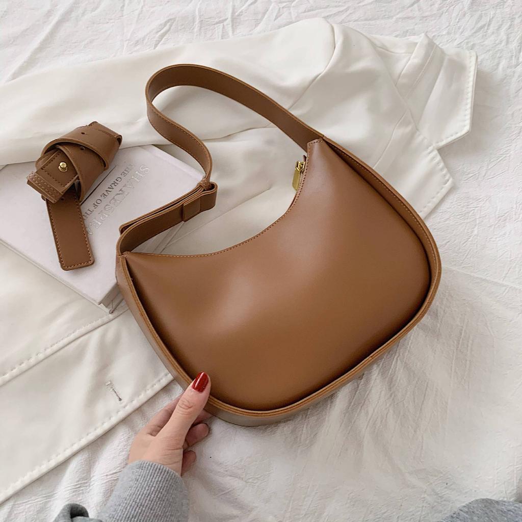 Retro saddle bag women's 2024 new trendy fashion Korean version armpit bag niche versatile ins messenger bag