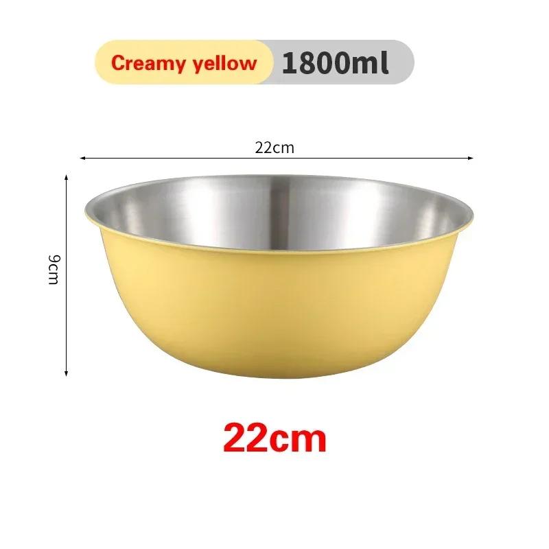 304 nerezová ocel mísa na ovoce Mísicí mísa Koš na mytí a odvodnění zeleniny mísy Domácí Kuchyňská Mísa na vejce