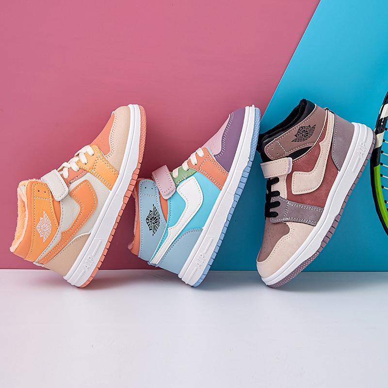 

2023 Children s Fashion Winter Warm Low Top Breathable Skateboarding Shoes Kids Running Sports Shoes Boys And Girls Comfortable Gym Sneakers