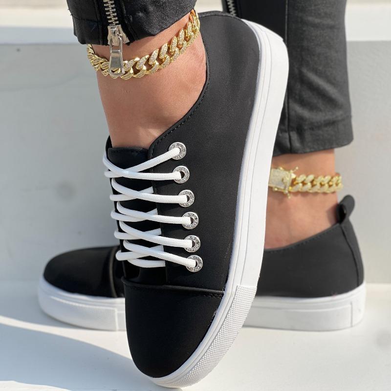 Sportliche Einzel-Schuhe in Übergröße Damen Frühling und Sommer Neu Außenhandel Übergröße Mode Einzel-Schuhe Bequeme und Vielseitige Damen-Schuhe