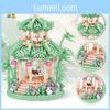 Long Mile Ten Pavilion Building Blocks Diy Model Toy For Artistic Home Display