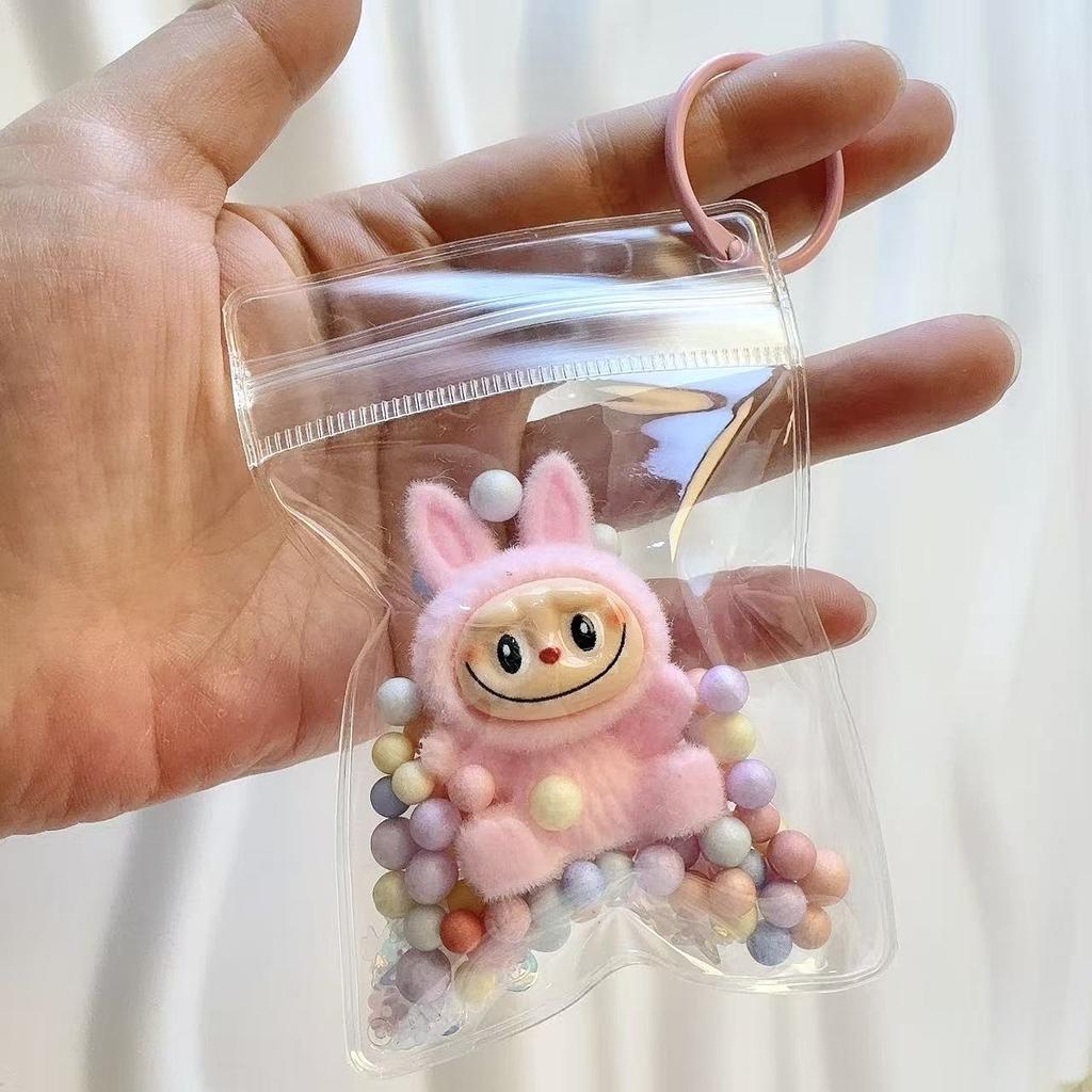 Transparent Dust Bag Baby Bag Pendant Keychain Baby Walking Bag Decoration Cute Trendy Play