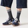 Socks Pure Cotton Medium Tube Socks Season Trendy Retro Color Matching European And American Style Double Needle Boneless Cotton Stacking Socks