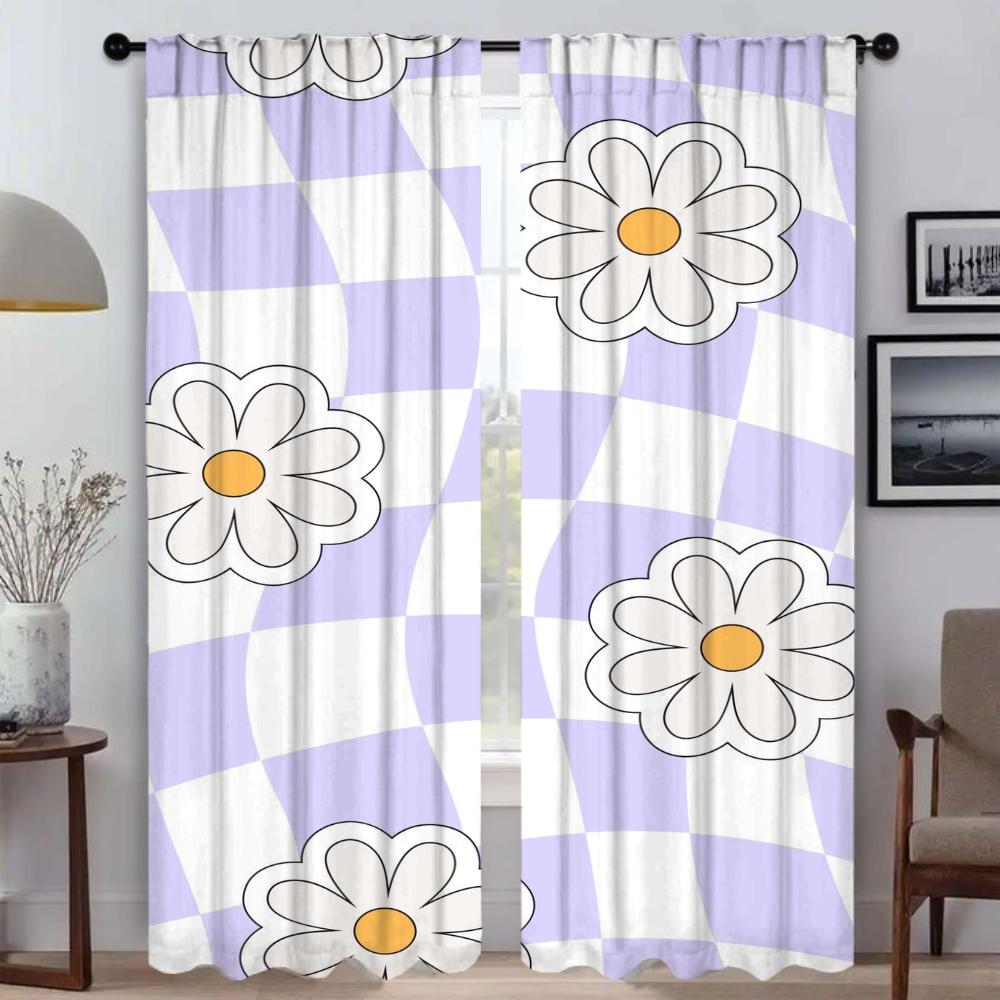 

Плотные шторы 2 шт., много цветов, домашний интерьер, шторы для гостиной, шторы для украшения Хэллоуина, жалюзи, жалюзи W50xH70cmx2pcs-CL