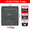 For 3D Upgraded black Filament Vacuum Bag PLA ABS PETG Filament Storage with USB Rechargeable Electric Air Pump Vacuum Sealing