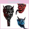 Halloween Devil Samurai Hannya Horror Latex Full Face Mask For Cosplay
