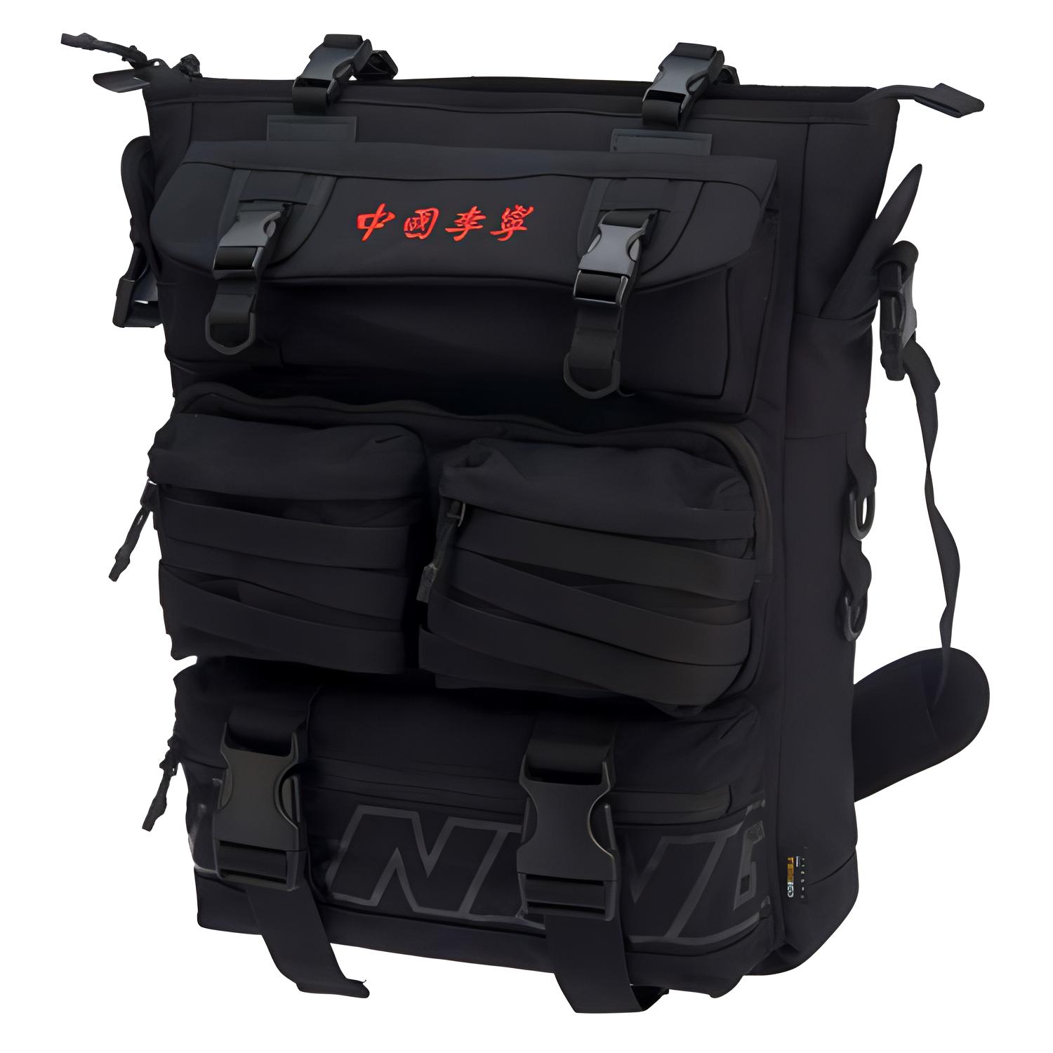 

New LiNing Polyamide Handbag, Shoulder Bag, Crossbody Bag Regular Unisex Standard Black ABLP102-2 33.0*14.0*45.0CM