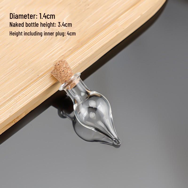 Golden Stars DIY Wishing Bottle - Mini Drift Glass Bottle with Cork Seal