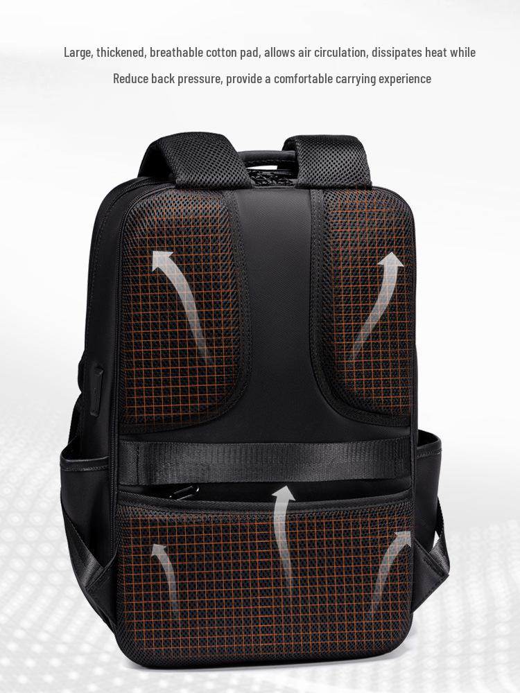 Men's Large Capacity Waterproof Business & Travel Laptop Backpack