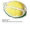 Plush Durian Dog Toy Squeaky Durian Interactive Dog Chew Toy Treat Hiding Snuffle Puzzle Toy for Dogs Mental Stimulation