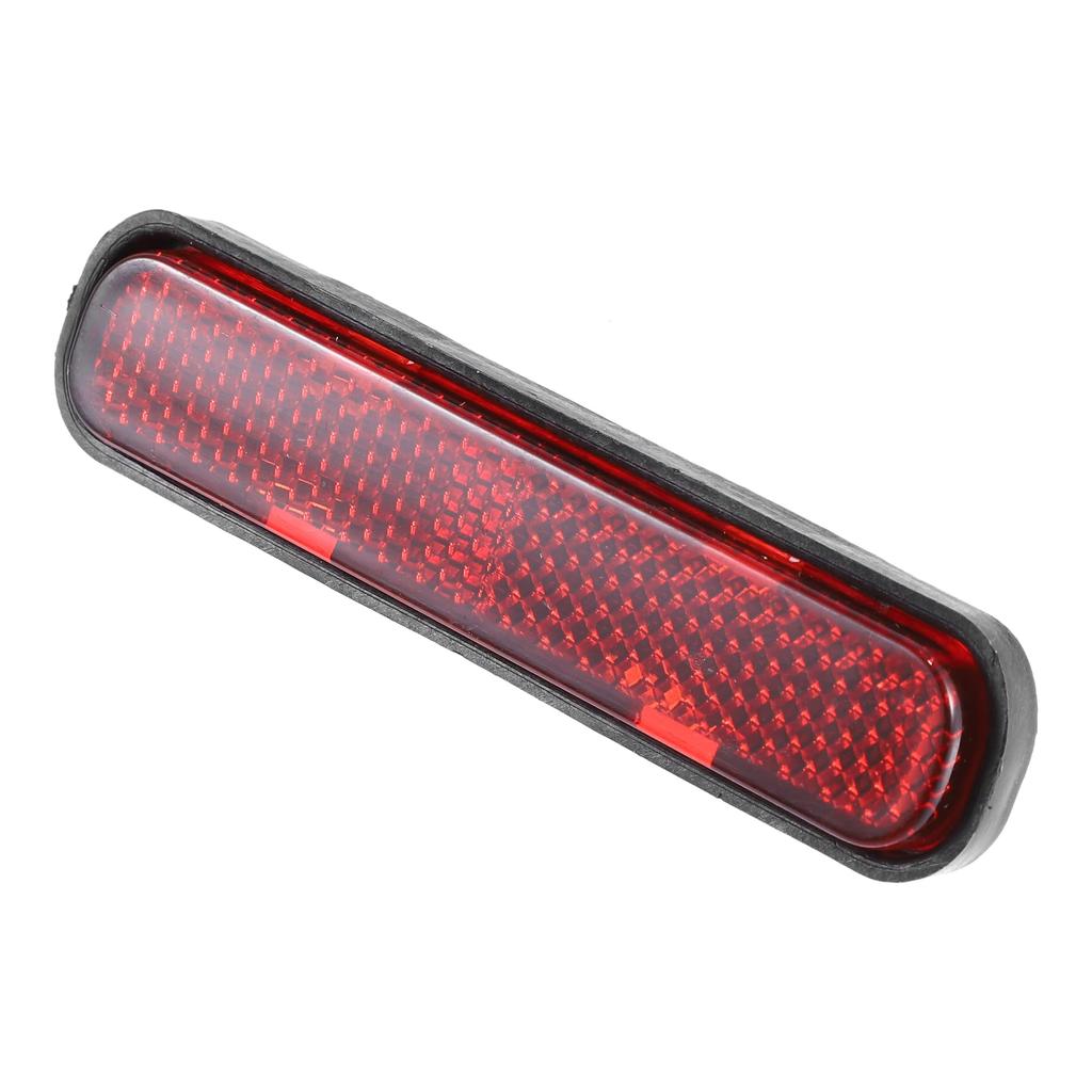 uxcell 4pcs Screw Mount Reflective Warning Reflector M5x0.8 Red Plastic Universal Rectangle for Motorcycle Bike