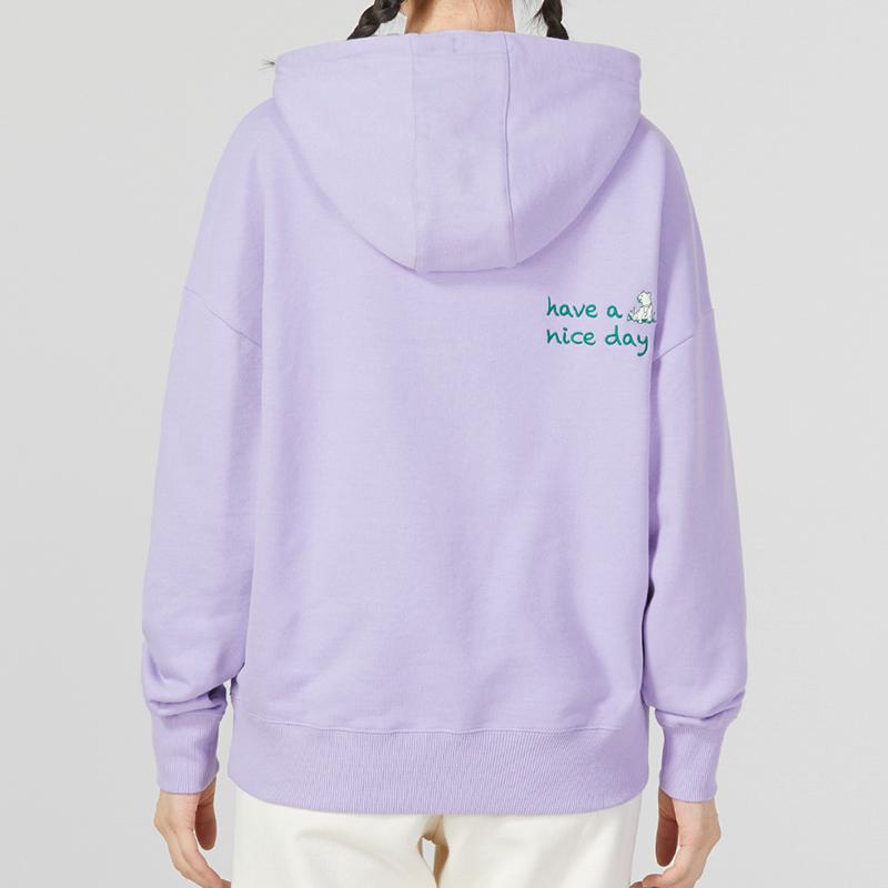 Puma Letter Pattern Printed Casual Hoodie Women hoodies Purple 539960-70