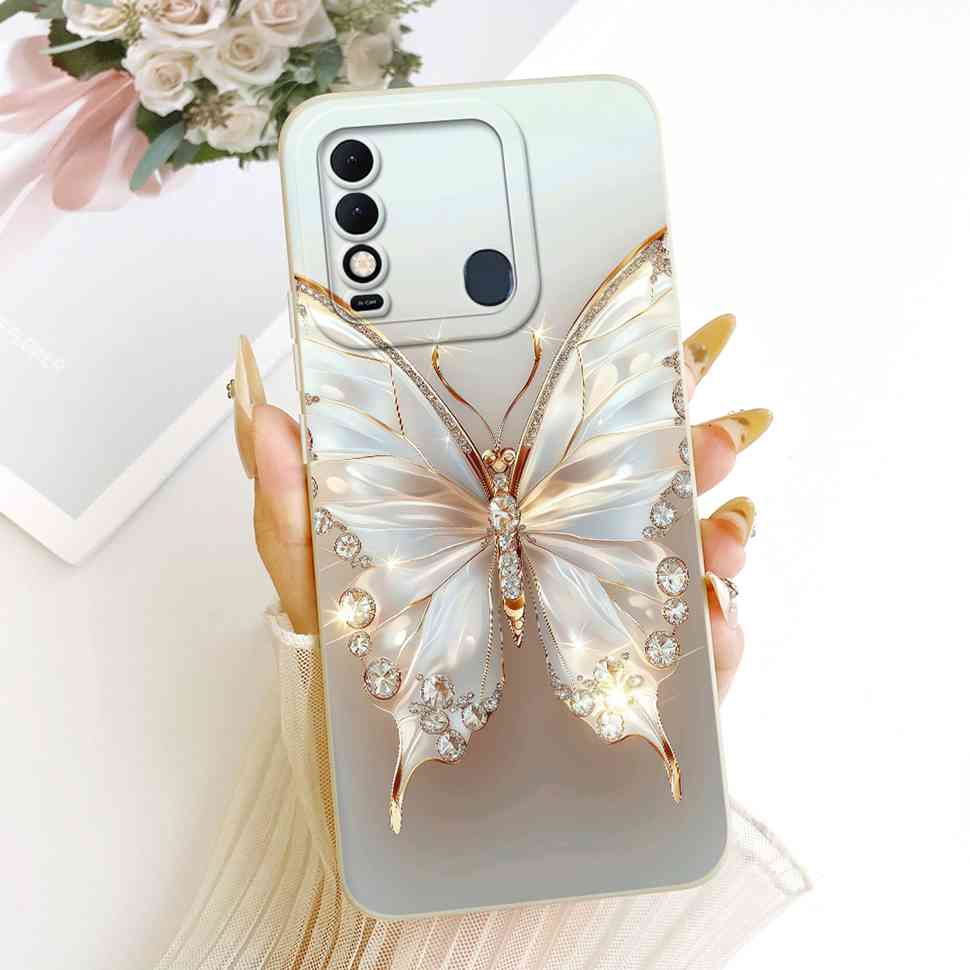 6.52" For Tecno Spark 8 KG6 KG6k Silicone Case Shockproof Soft Phone Cover For Tecno Spark8 Spark 8 Casing Protection Shell