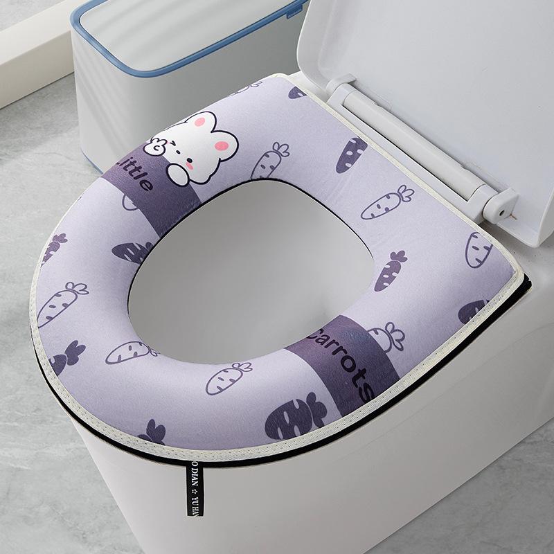Toilet seat cartoon toilet seat cover universal waterproof toilet toilet seat cover four seasons toilet cover