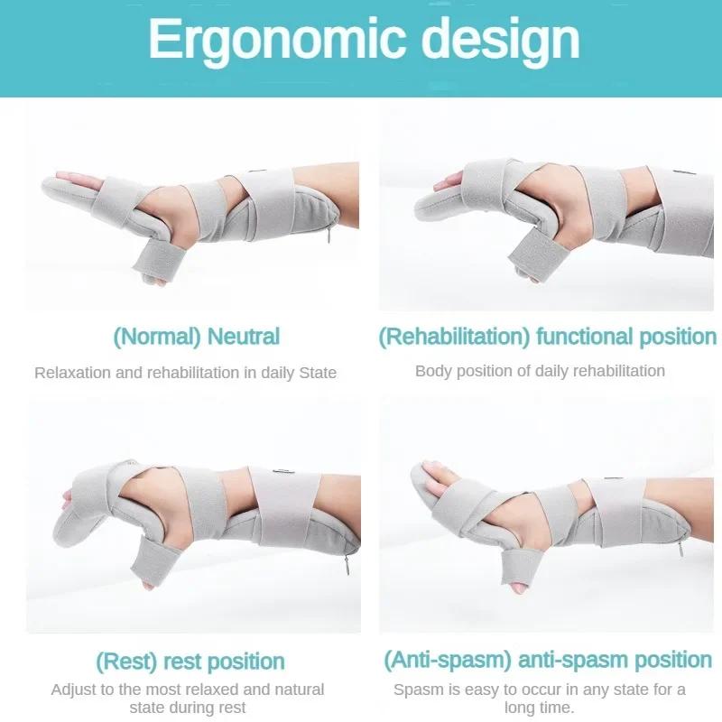Stroke Hand Brace Support Adjustable Finger Night Hand Splint Support Orthopedic Wrist Rest Arthritis Tendonitis Rehabilitation