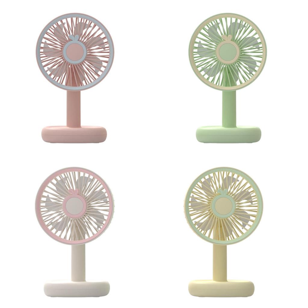 Usb Desktop Fan For Office And Student Dorm Rooms With Rechargeable Battery And Quiet Operation