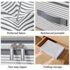 Under-bed Storage Bag Foldable Storage Bins with Clear Top Reusable Closet Organizer for Comforter Clothing Blankets Pillows