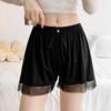 Leggings de Verano para Mujer de Encaje Suave, Encaje, Seda Helada, Sin Marcas, Sensación de Piel Desnuda, Transpirables